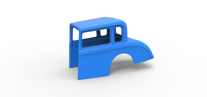 Shell of New Zealand Modified stock car Scale 1 to 25 3D Print Model .c4d .max .obj .3ds .fbx .stl .blend 
