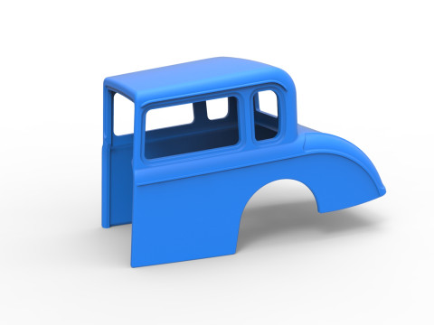 Shell of New Zealand Modified stock car Scale 1 to 25 Modello di stampa 3D