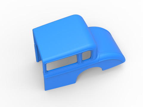 Shell of New Zealand Modified stock car Scale 1 to 25 3D Print Model