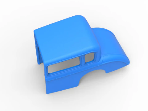 Shell of New Zealand Modified stock car Scale 1 to 25 3D Print Model