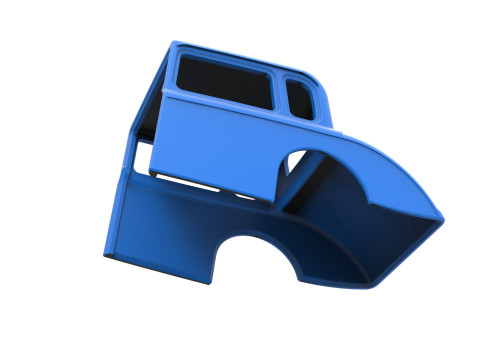 Shell of New Zealand Modified stock car Scale 1 to 25 3D Print Model