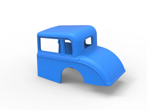 Shell of New Zealand Modified stock car Scale 1 to 25 3D Print Model
