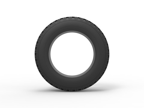 Offroad tire 137 Scale 1 to 25 Modèles 3D en vedette