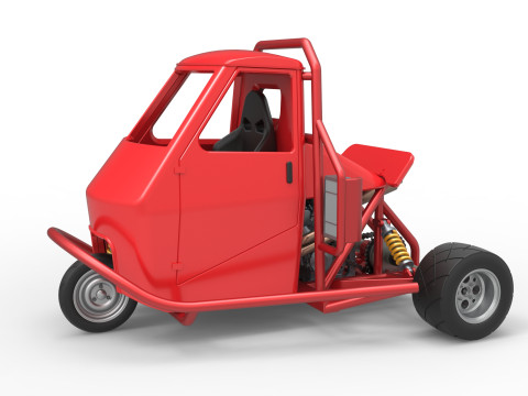 Ape car proto Scale 1 to 25 Modelo de Impressão 3D
