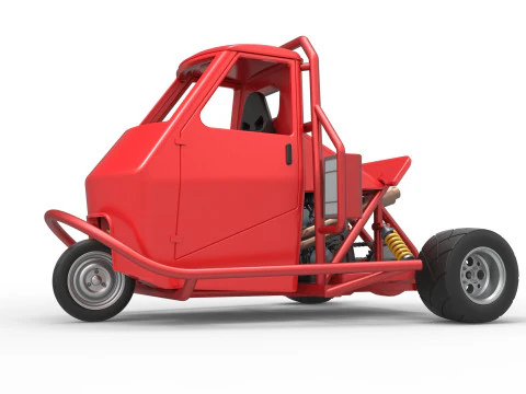Proto carro macaco Escala 1 a 25 Modelo de Impressão 3D