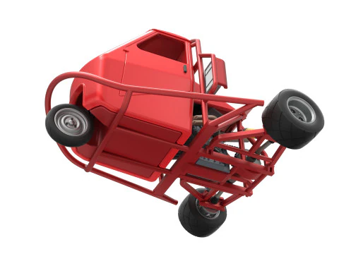 Proto carro macaco Escala 1 a 25 Modelo de Impressão 3D