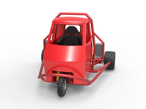 Proto carro macaco Escala 1 a 25 Modelo de Impressão 3D