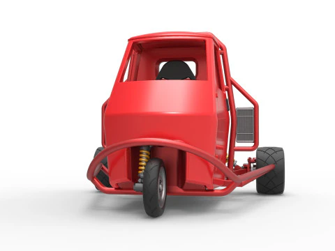 Proto carro macaco Escala 1 a 25 Modelo de Impressão 3D