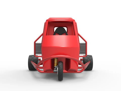 Proto carro macaco Escala 1 a 25 Modelo de Impressão 3D