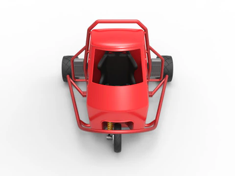 Proto carro macaco Escala 1 a 25 Modelo de Impressão 3D
