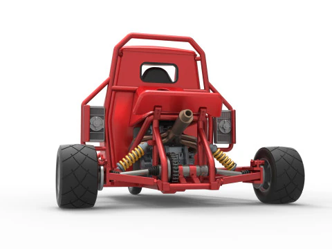 Proto carro macaco Escala 1 a 25 Modelo de Impressão 3D