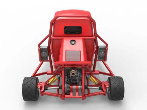 Proto carro macaco Escala 1 a 25 Modelo de Impressão 3D