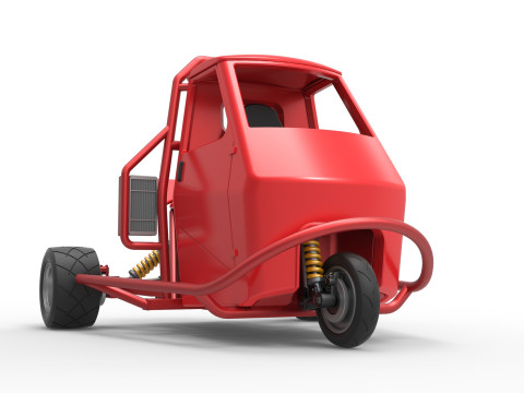 Ape car proto Scale 1 to 25 Modelo de Impressão 3D