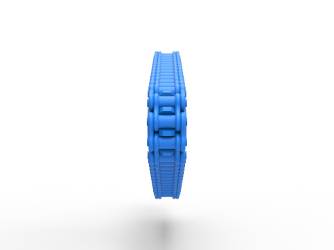 Chain drive Version 4 Scale 1 to 25 3D Print Model