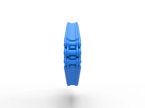 Chain drive Version 4 Scale 1 to 25 3D Print Model