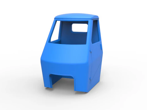 Cab of Ape car proto Scale 1 to 25 3D Print Model