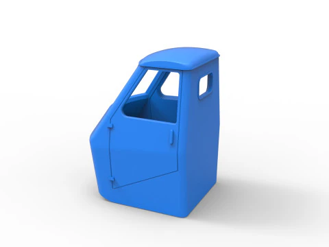 Cab of Ape car proto Scale 1 to 25 3D Print Model