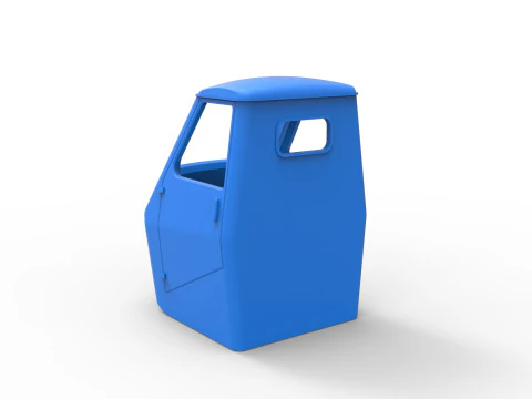 Cab of Ape car proto Scale 1 to 25 3D Print Model