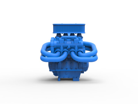 Engine of Ape car proto Scale 1 to 25 Modelo de Impressão 3D