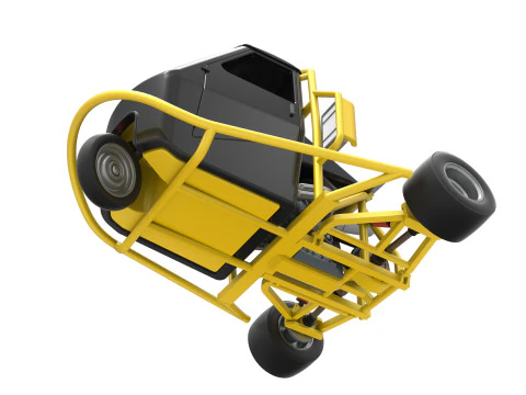 Ape car proto enquanto gira a escala 1 a 25 Modelo de Impressão 3D