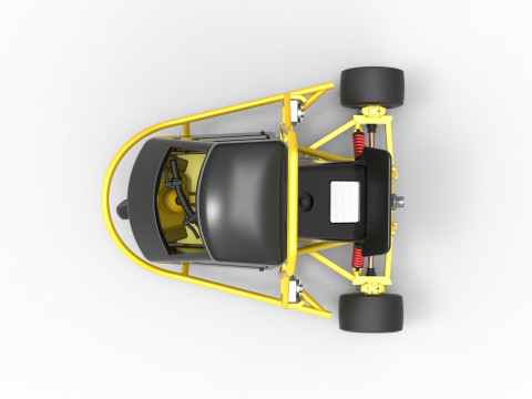 Ape car proto while turning Scale 1 to 25 Model Cetak 3D