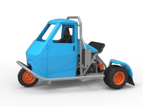 Ape car proto for dirt Scale 1 to 25 Modelo de Impressão 3D