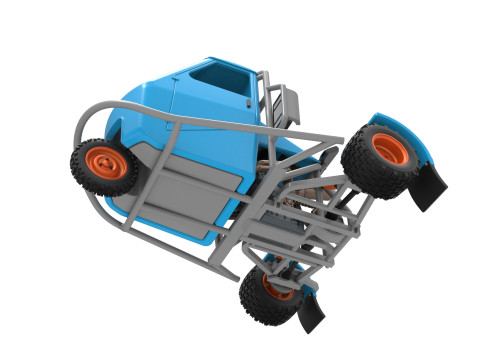 Ape car proto for dirt Scale 1 to 25 Modelo de Impressão 3D