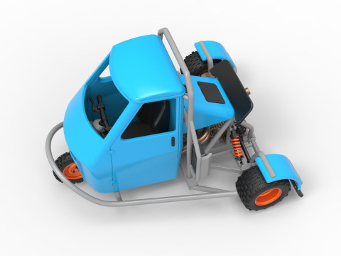 Ape car proto for dirt Scale 1 to 25 Modelo de Impressão 3D