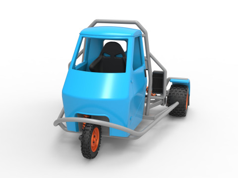 Ape car proto for dirt Scale 1 to 25 Modelo de Impressão 3D