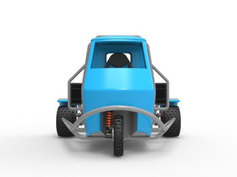 Ape car proto for dirt Scale 1 to 25 Modelo de Impressão 3D