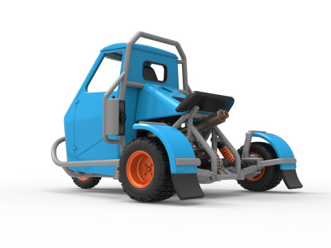 Ape car proto for dirt Scale 1 to 25 Modelo de Impressão 3D