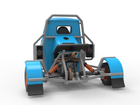 Ape car proto for dirt Scale 1 to 25 Modelo de Impressão 3D