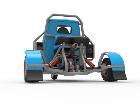 Ape car proto for dirt Scale 1 to 25 Modelo de Impressão 3D