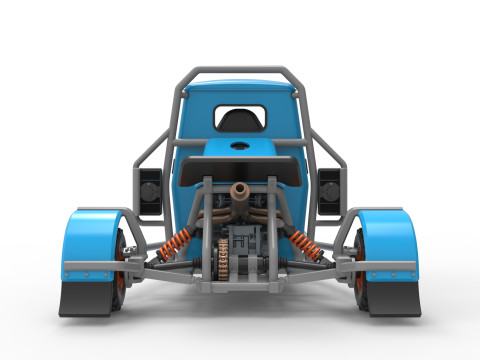 Ape car proto for dirt Scale 1 to 25 Modelo de Impressão 3D