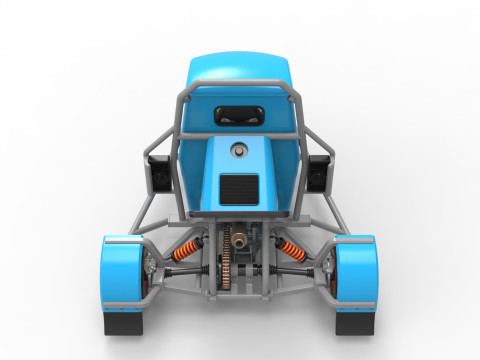 Ape car proto for dirt Scale 1 to 25 Modelo de Impressão 3D