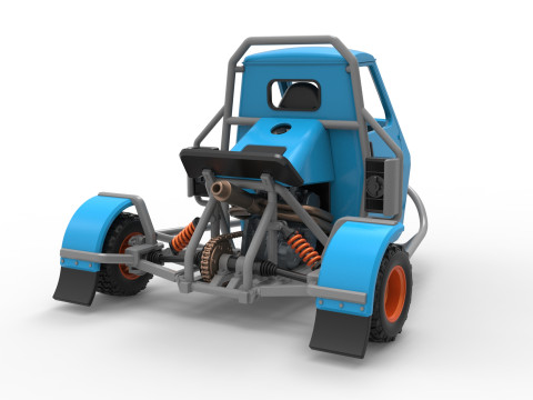 Ape car proto for dirt Scale 1 to 25 Modelo de Impressão 3D