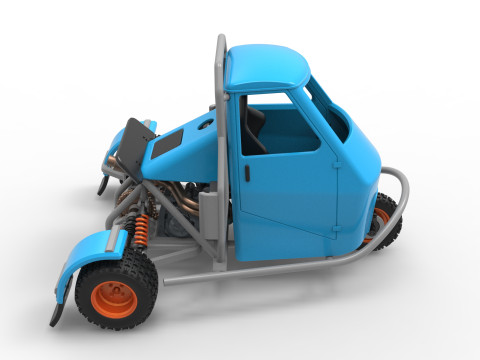 Ape car proto for dirt Scale 1 to 25 Modelo de Impressão 3D