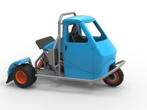Ape car proto for dirt Scale 1 to 25 Modelo de Impressão 3D