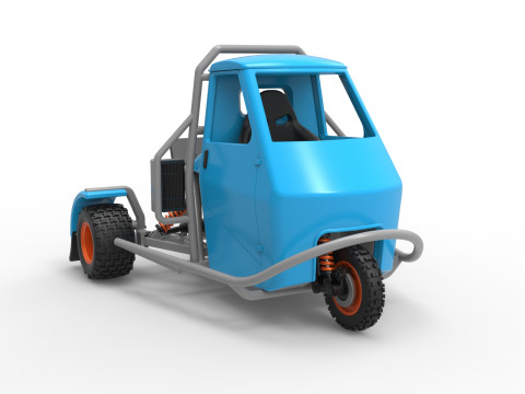 Ape car proto for dirt Scale 1 to 25 Modelo de Impressão 3D