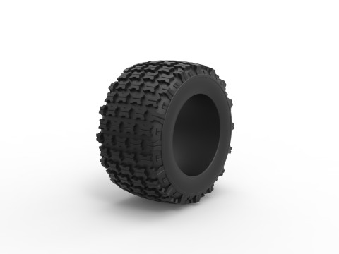 Offroad tire 138 Scale 1 to 25 Modelo de Impressão 3D