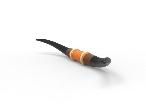 Bull horns for car ot truck Scale 1 to 25 Modelo de Impressão 3D