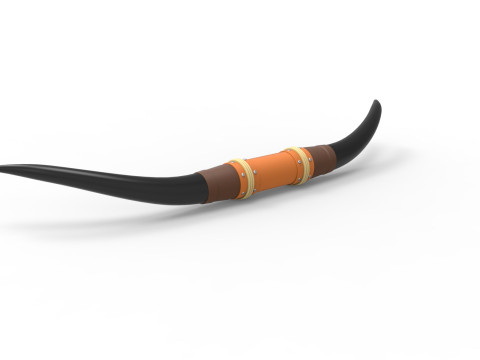 Bull horns for car ot truck Scale 1 to 25 Modelo de Impressão 3D