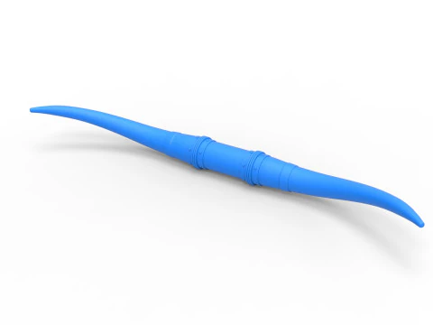 Chifres de touro para carro ou caminh&atilde;o Escala 1 a 25 Modelo de Impressão 3D