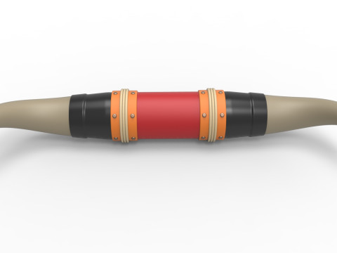 Bull horns for car ot truck Version 2 Scale 1 to 25 3D Принт Модель