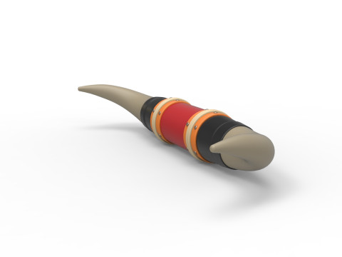 Bull horns for car ot truck Version 2 Scale 1 to 25 3D Принт Модель