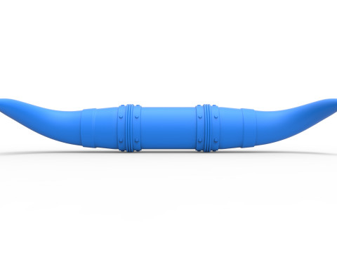 Bull horns for car ot truck Version 2 Scale 1 to 25 3D Принт Модель