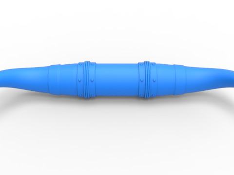 Bull horns for car ot truck Version 2 Scale 1 to 25 3D Принт Модель