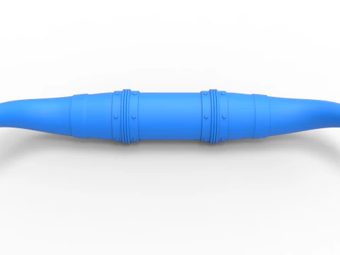 Chifres de touro para carro ou caminh&atilde;o Vers&atilde;o 2 Escala 1 a 25 Modelo de Impressão 3D