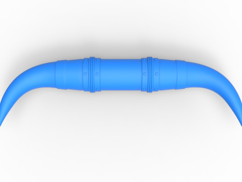 Bull horns for car ot truck Version 2 Scale 1 to 25 3D Принт Модель