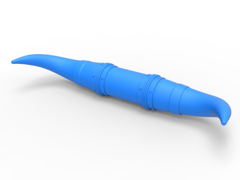 Bull horns for car ot truck Version 2 Scale 1 to 25 3D Принт Модель